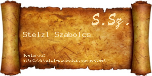 Stelzl Szabolcs névjegykártya